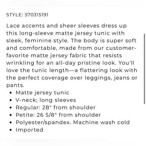 WHBM collarless tunic - Picture 3 of 8